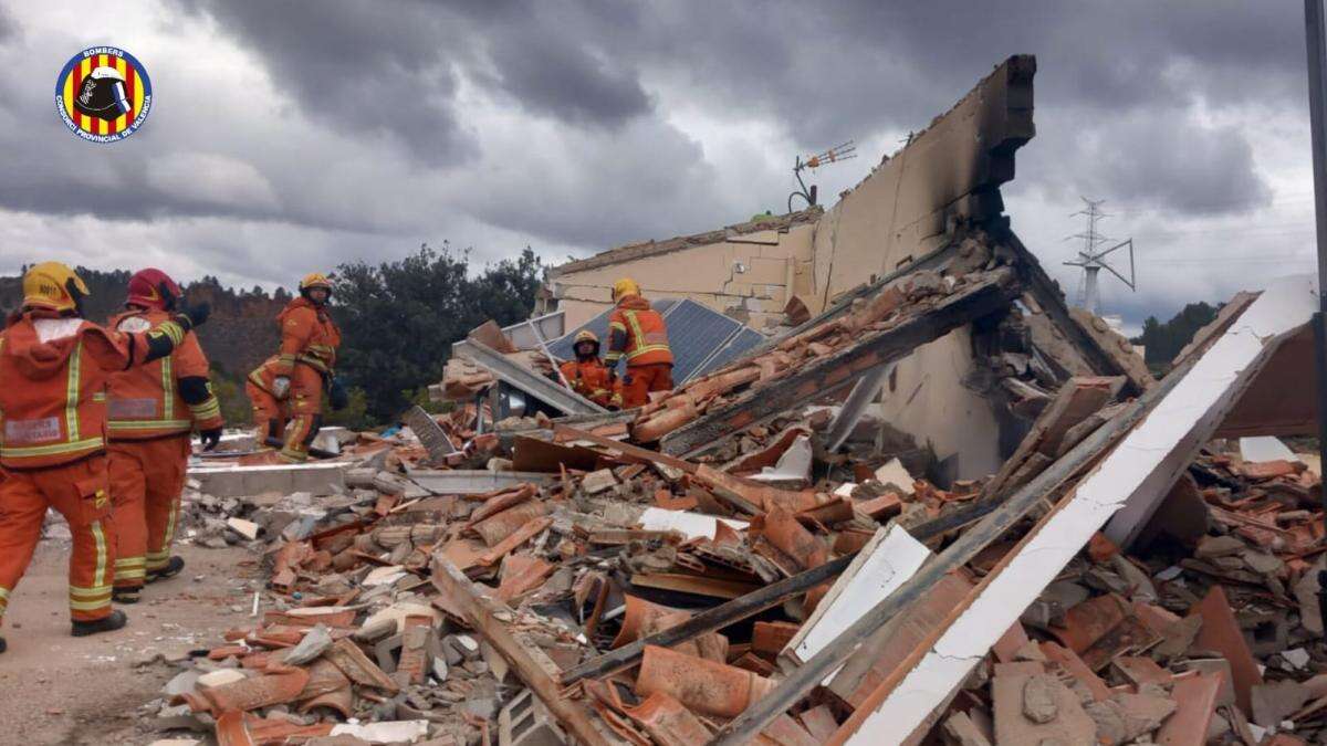 Muere un anciano por una explosión de gas en Valencia