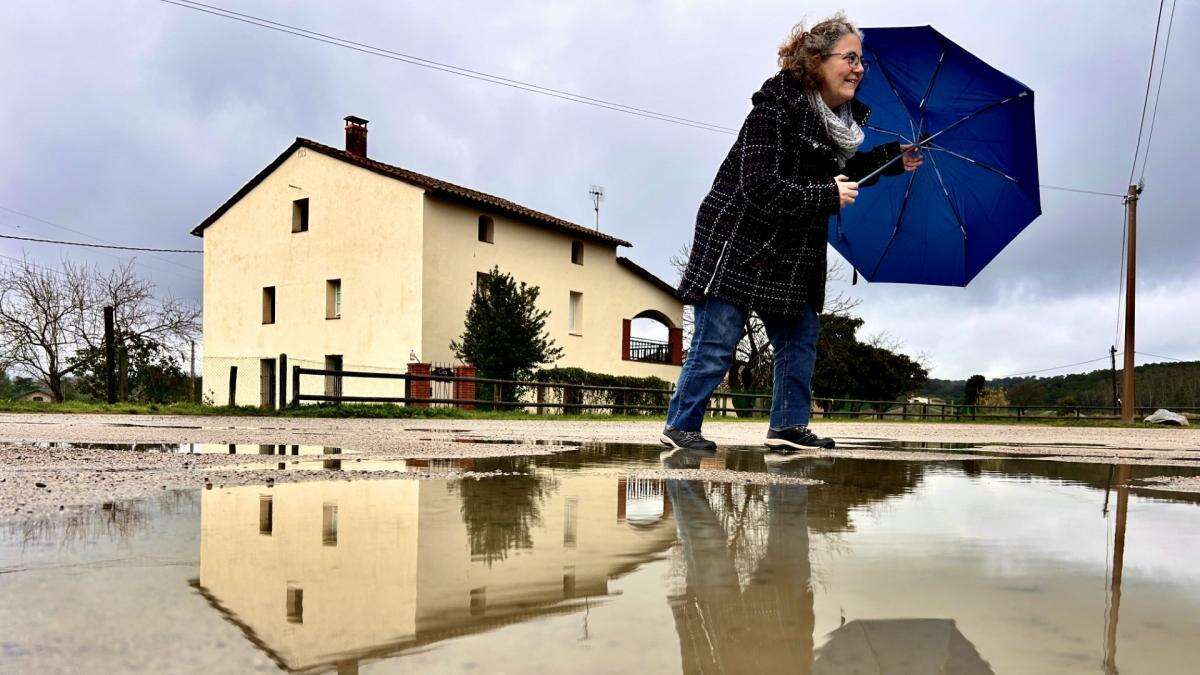 Escenas de la lluvia en el Baix Montseny