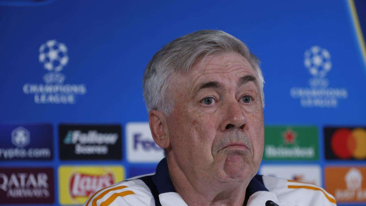 Ancelotti: “Si corres, puedes empatar. Si marcas la diferencia es más posible ganarlo”