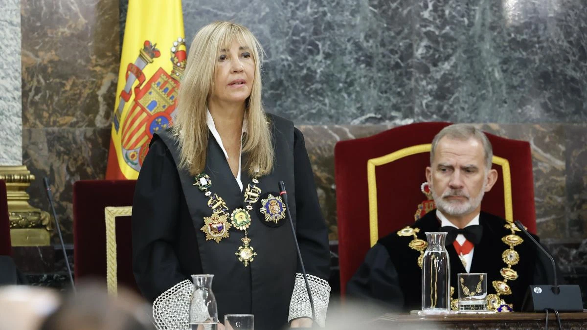 La tensión política estalla de lleno en el acto que da inicio al curso judicial Isabel Perelló Álvaro García Ortiz