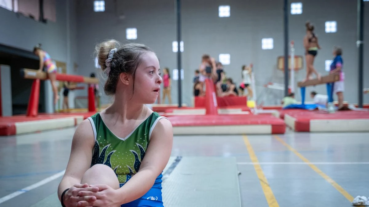 Àngela, la gimnasta con síndrome de Down, busca patrocinador