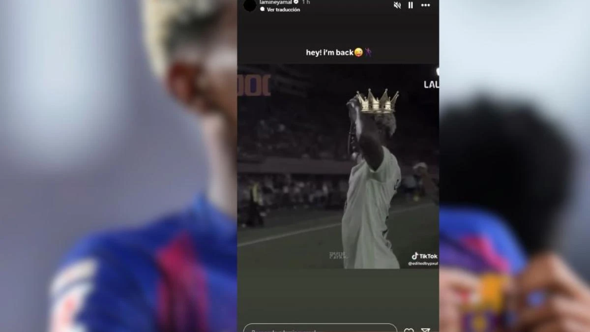 Lamine Yamal anuncia su regreso: “He vuelto”