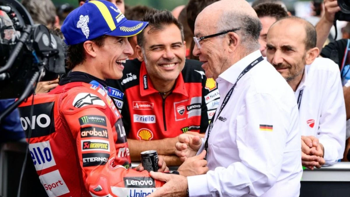 Ezpeleta sobre Marc Márquez: “Ahora tenemos al héroe que querían y se quejan de que será campeón muy pronto”