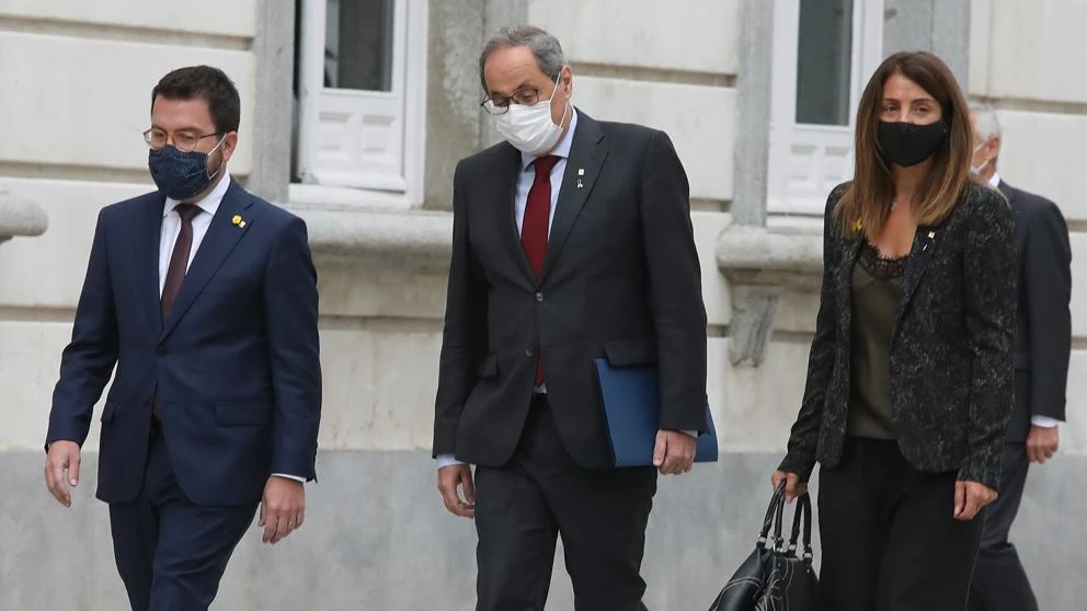 Torra deja en manos del Supremo el fin de la legislatura por su inhabilitación