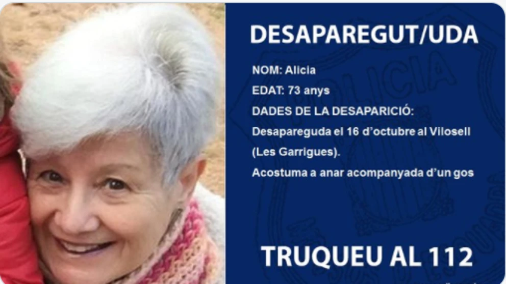 Encuentran a la madre de Jaume Collboni desaparecida cuando salió a pasear al perro