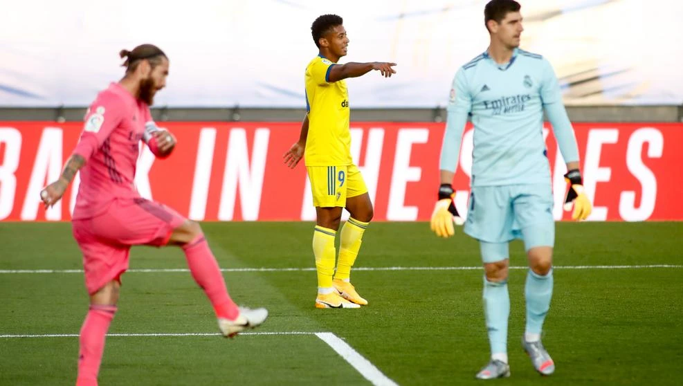 El Cádiz humilla al Real Madrid en Valdebebas