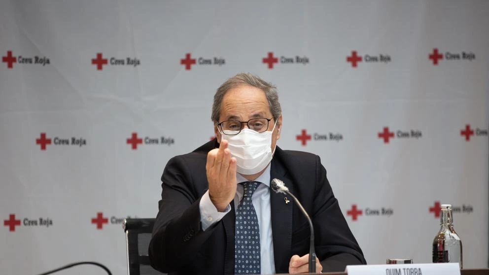 Torra recomienda no viajar a Madrid por el estado de la pandemia