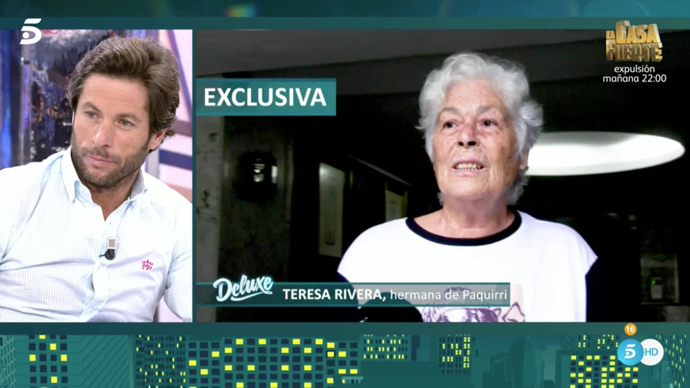 Teresa Rivera confiesa en el ‘Deluxe’ por qué no se cumplió la voluntad de Paquirri