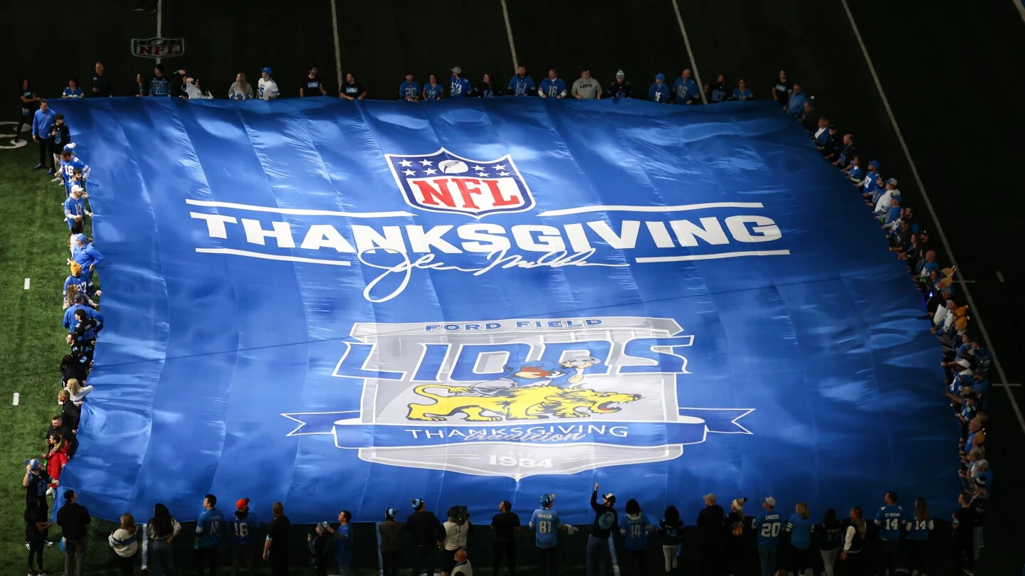 Lions will host Packers, Bengals will visit Ravens on Thanksgiving