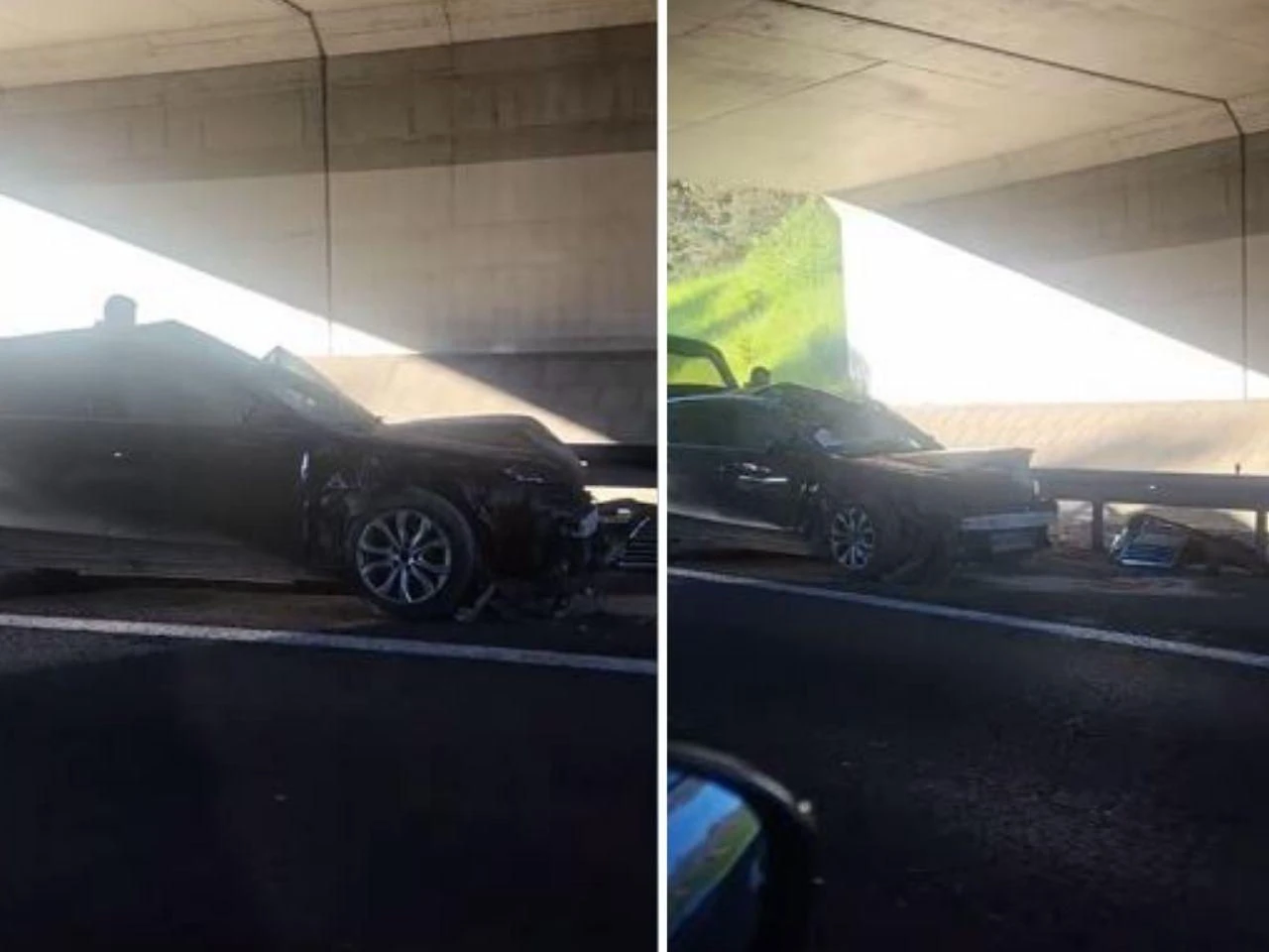Wiadomości Audi uderzyło w tył busa na A4. Poszkodowani dwaj kierowcy