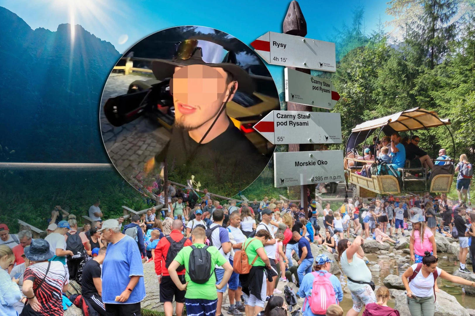 Informacja służb Ukrainiec wjechał Corvettą nad Morskie Oko. Nowy komunikat policji