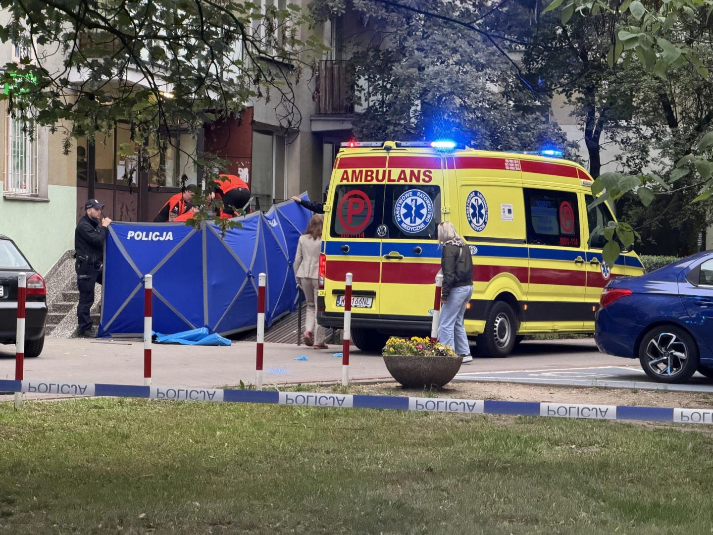 dramat! Warszawa: Nie żyje niespełna dwuletni chłopiec. Wypadł z balkonu na 10. piętrze