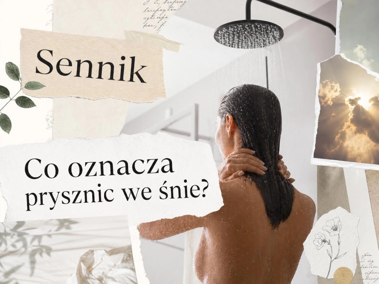 Prysznic we śnie - znaczenie snu. Co mówi sennik?