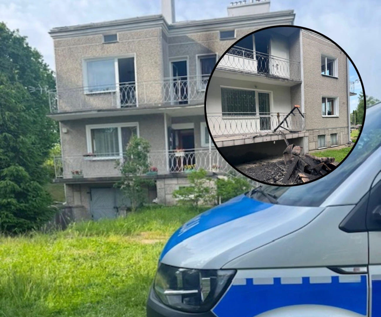 Tragedia w Stróży Tragiczny pożar domu pod Kraśnikiem. W budynku znaleziono ciało kobiety