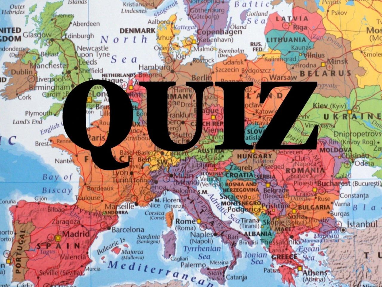 jak pójdzie tym razem? QUIZ. Czwartkowy test z geografii. Miasta na literę 