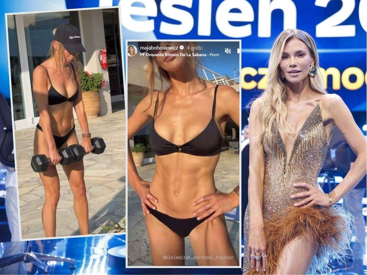 Zapomniała stroju? Maja Bohosiewicz w minibikini ruszyła na trening. Z dumą pręży mięśnie!