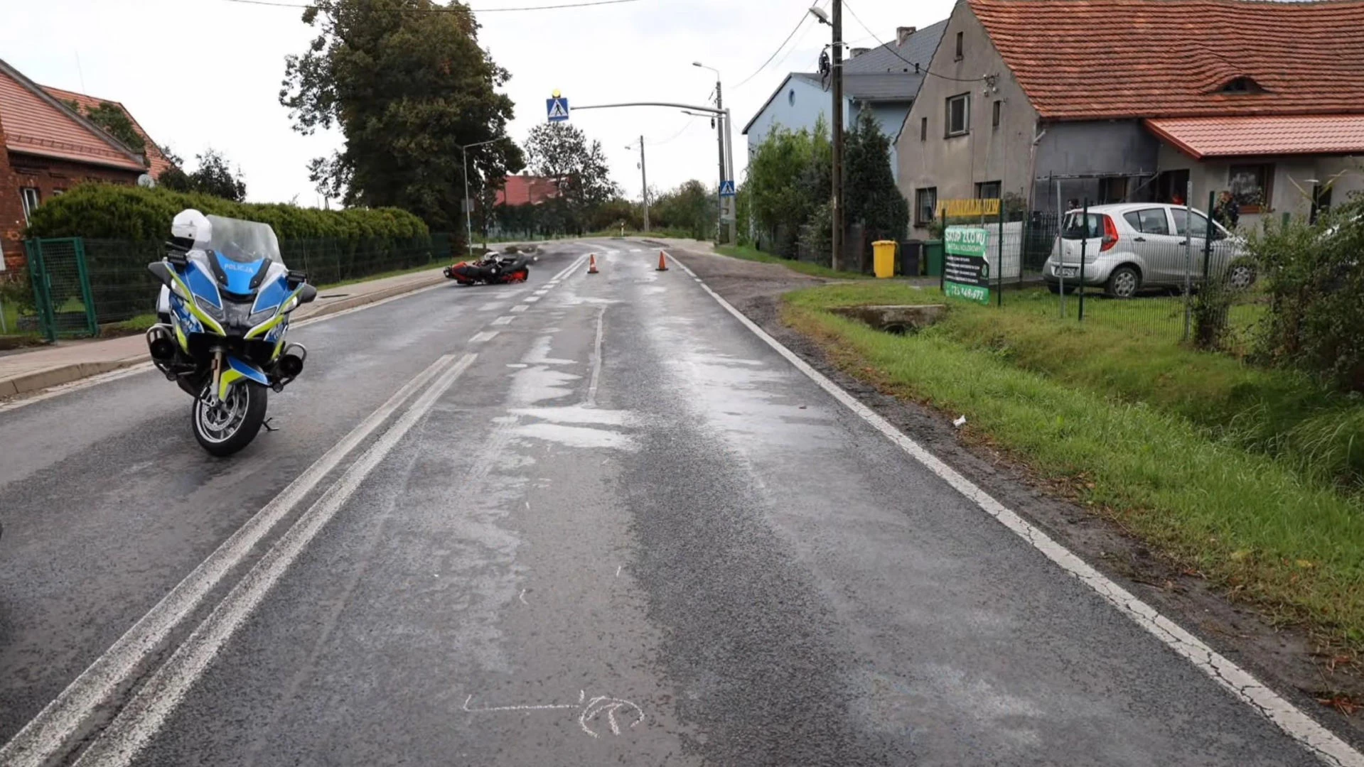 KOSZMARNY WYPADEK Uciekł po potrąceniu motocyklisty. Ofiara ma uszkodzony kręgosłup