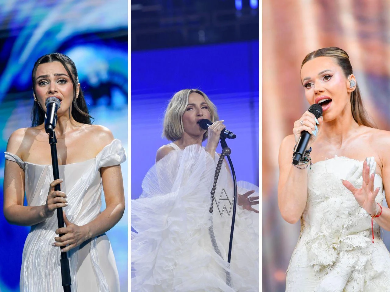 PRZEGLĄD SUKIENEK Festiwal w Opolu festiwalem sukien ślubnych. Gwiazdy postawiły na jeden motyw
