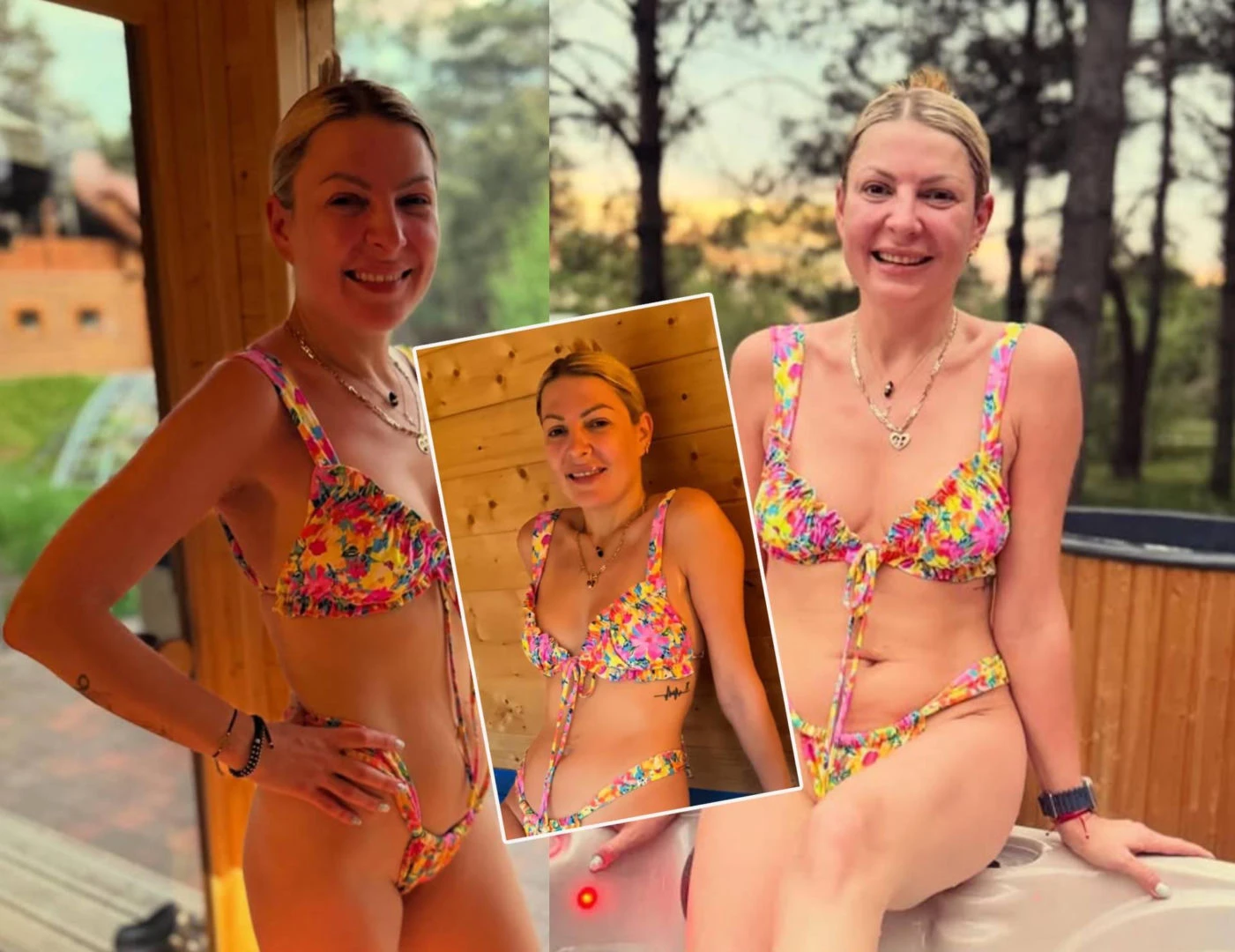 WOW! Magda Narożna odsłoniła wszystko w skąpym bikini. Tak się wyginała we własnym jacuzzi!