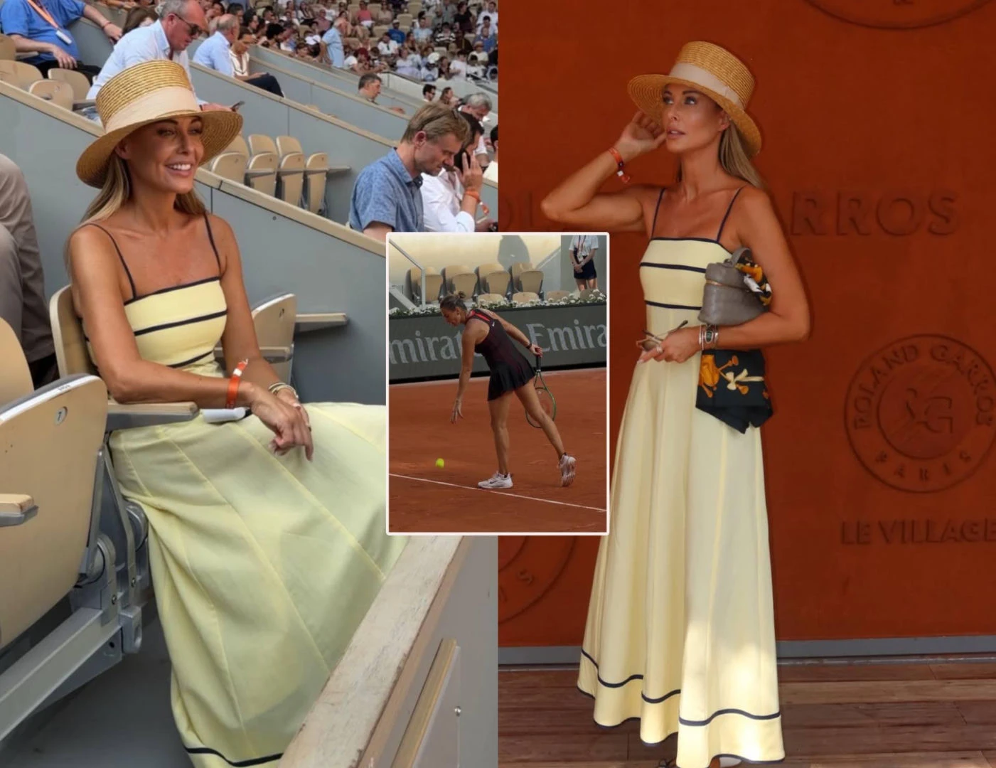 Pięknie? Rozenek pojawiła się na turnieju tenisowym Roland Garros. Francja elegancja!