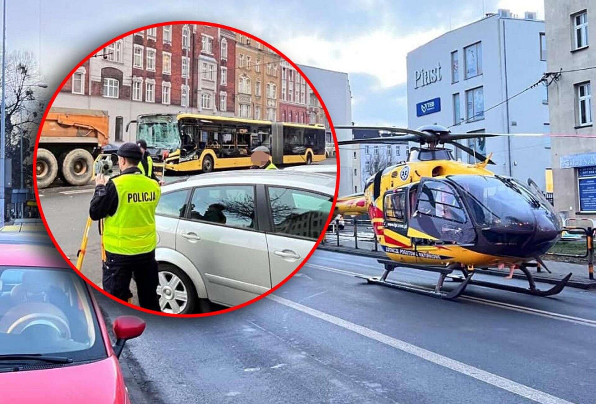 Koszmar na Chorzowskiej Potężne zderzenie autobusu z ciągnikiem! Wiele osób rannych, w tym dwie ciężko. Fata…