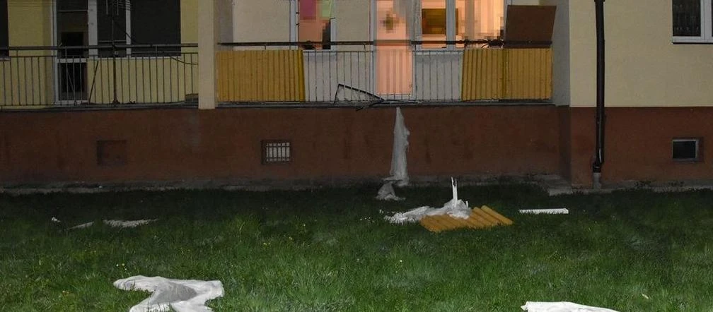 Wypadek przy pracy Wypadek w trakcie remontu. Wybuch wstrząsnął całym blokiem