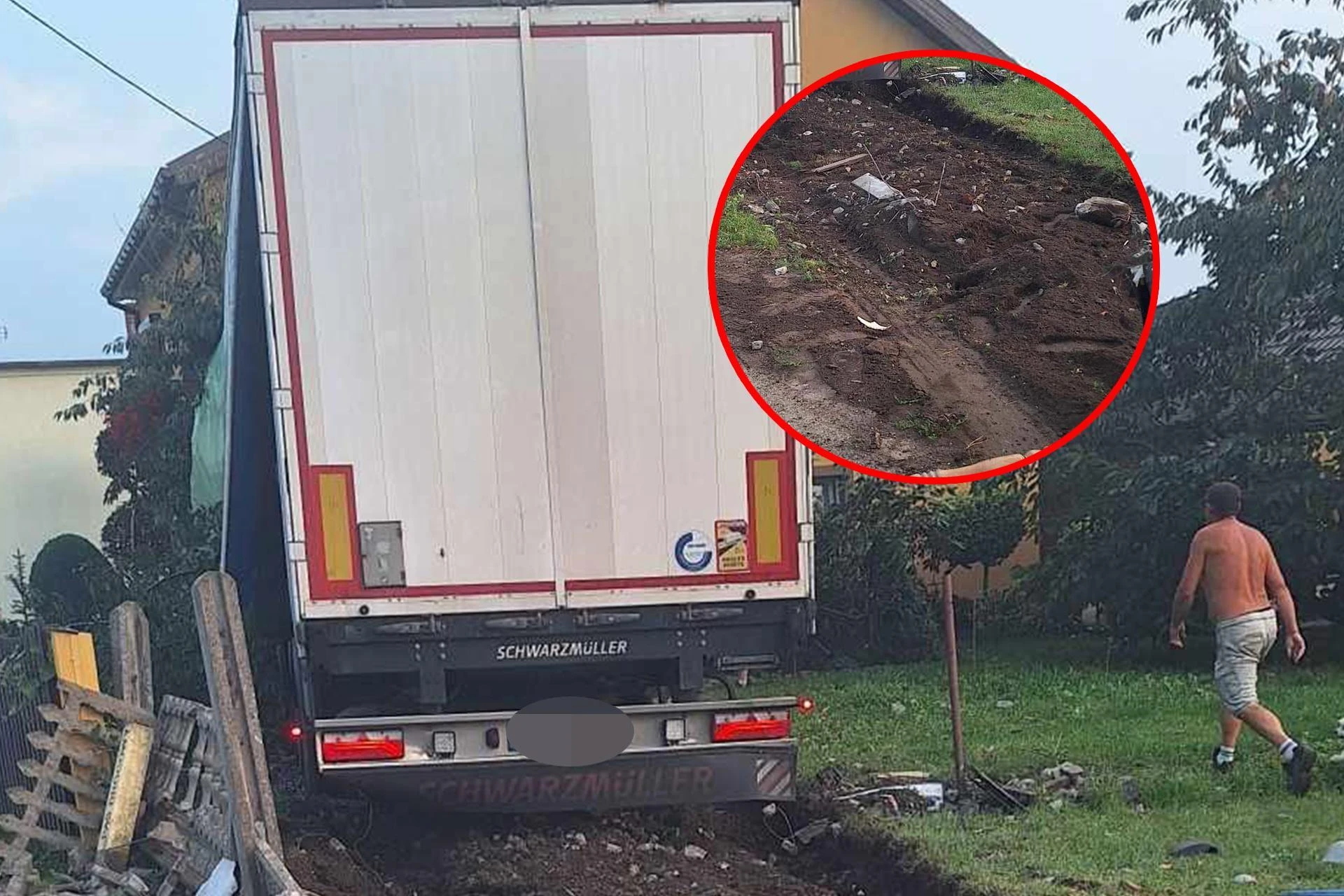 Jest decyzja nadzoru budowlanego Tir wjechał w dom jednorodzinny, kierowca nie żyje. Ogromne zniszczenia. Co z mieszk…