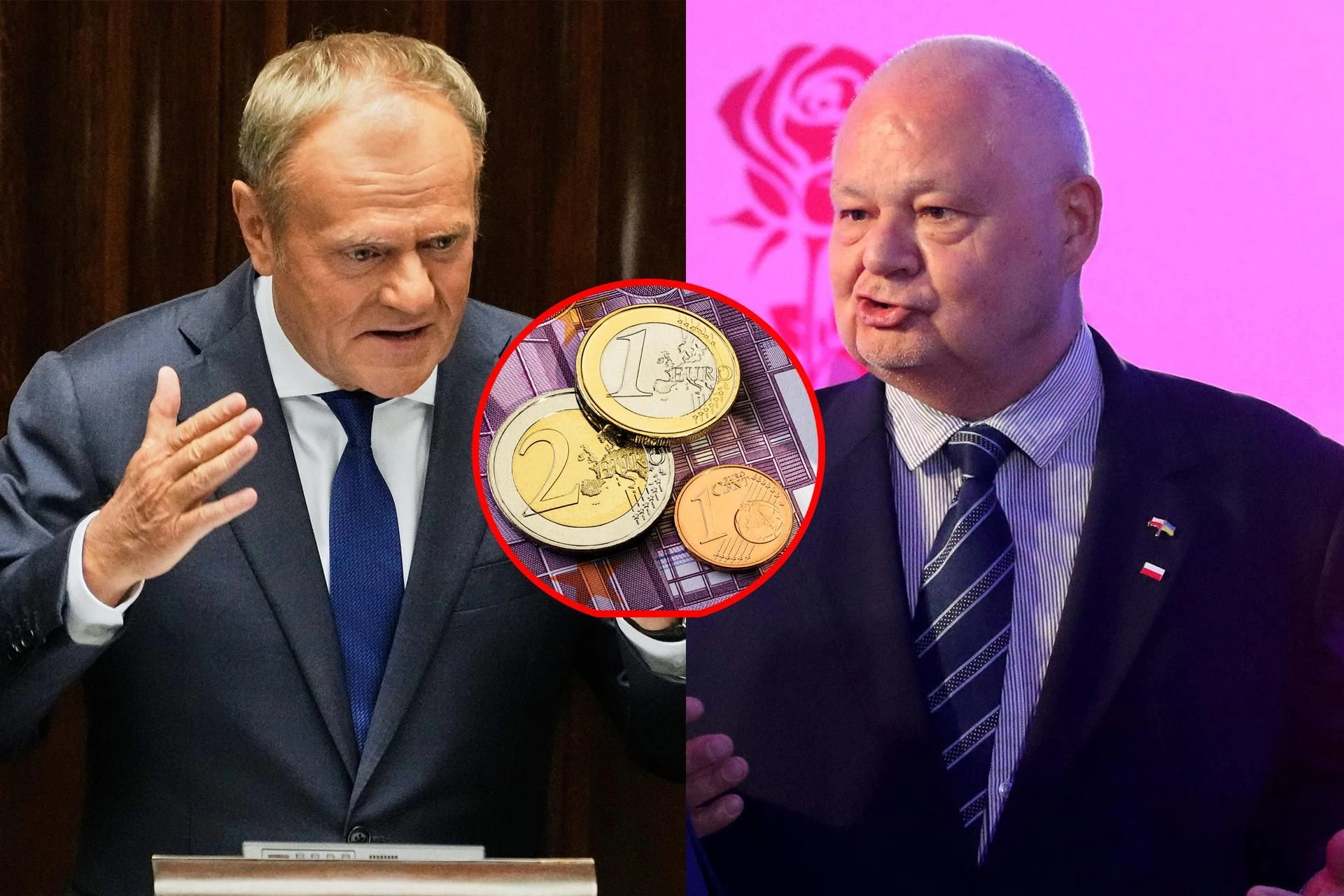 Strefa euro Glapiński o euro w Polsce. Zgodził się z Tuskiem
