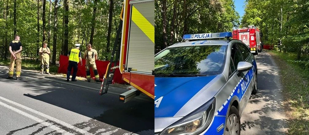 Tragiczny wypadek Nie żyje 35-letni motocyklista. Uderzył w drzewo