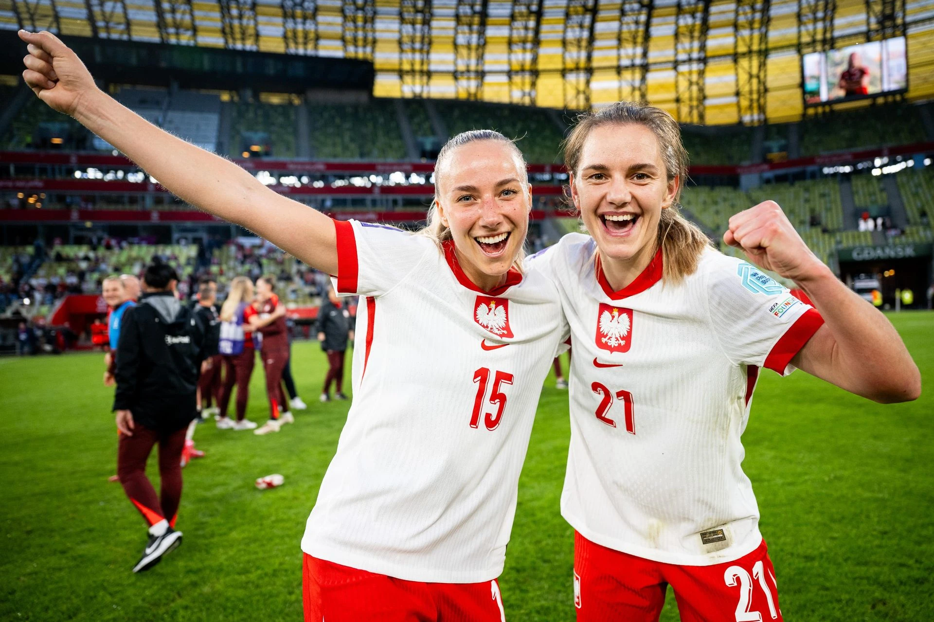 Gratulacje od prezesa PZPN Paulina Tomasiak z dubletem w Lidze Narodów. Polki rozbiły Rumunki w Gdańsku