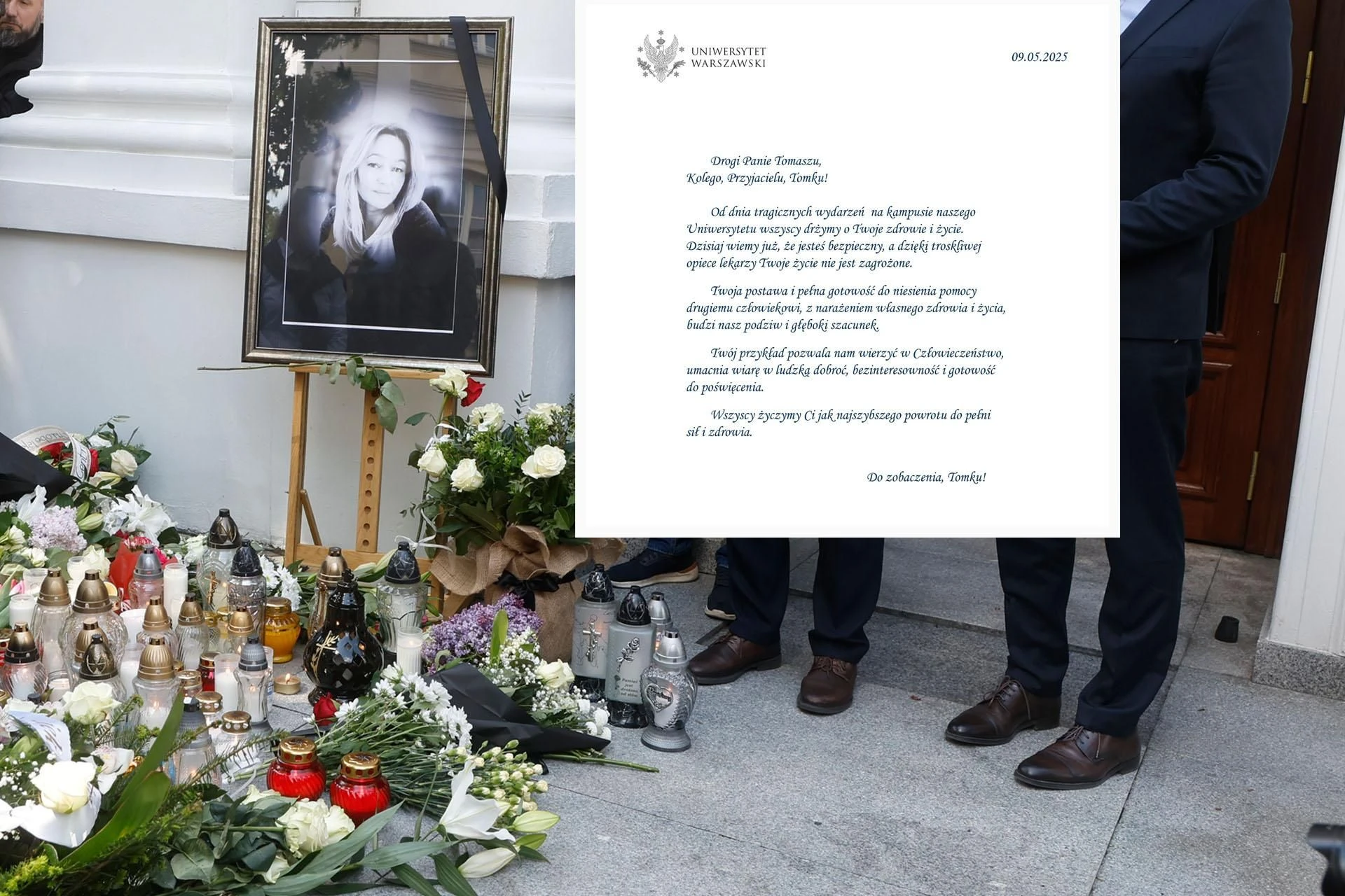 ZBIERAJĄ PODPISY Tomek rzucił się na 22-latka z siekierą na UW. To on próbował ratować 53-letnią Małg…