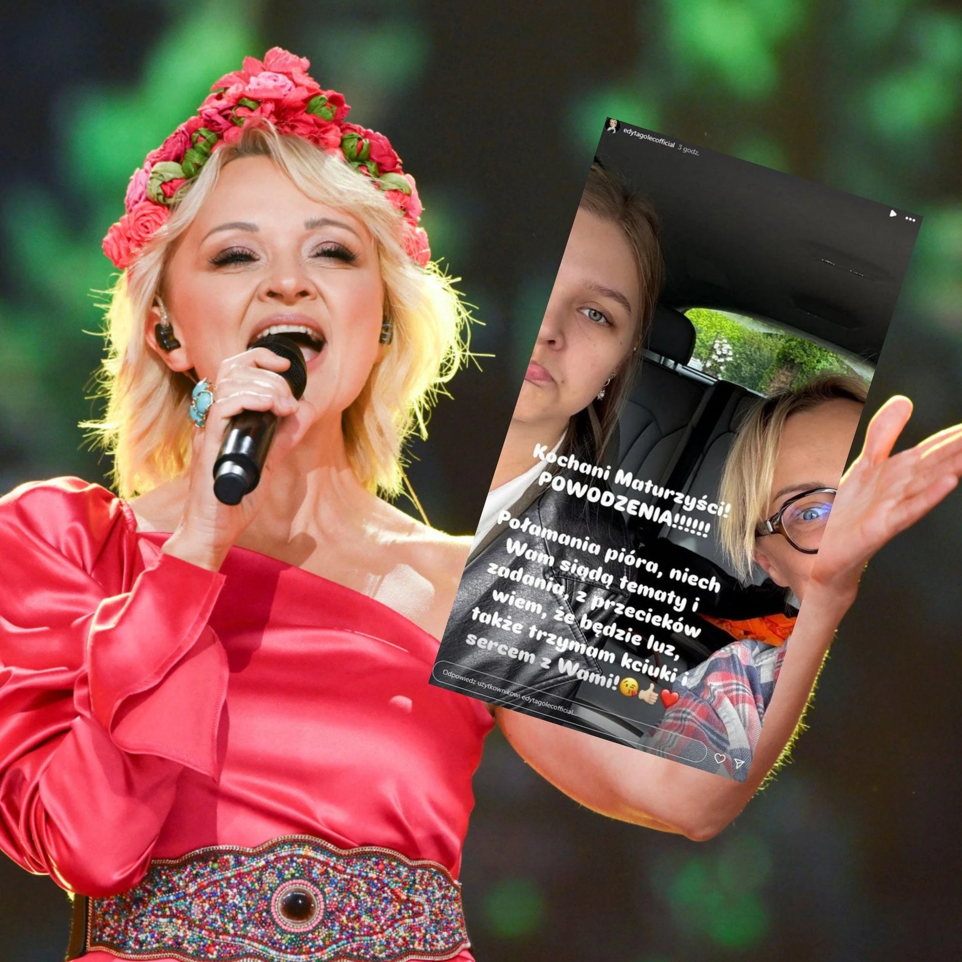 Uroczo? Edyta Golec wspiera córkę, która zdaje maturę. Padły piękne słowa