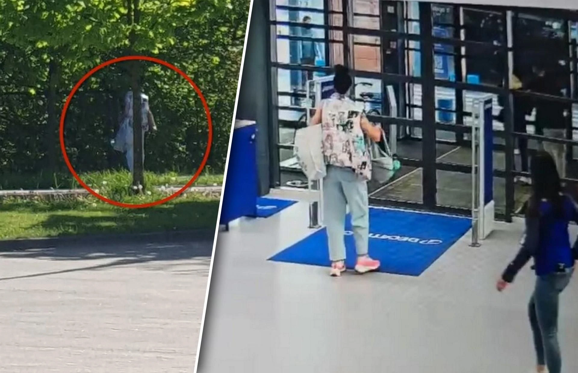 Mistrzyni kamuflażu Hit! Złodziejka myślała, że zmyli policję udając drzewo
