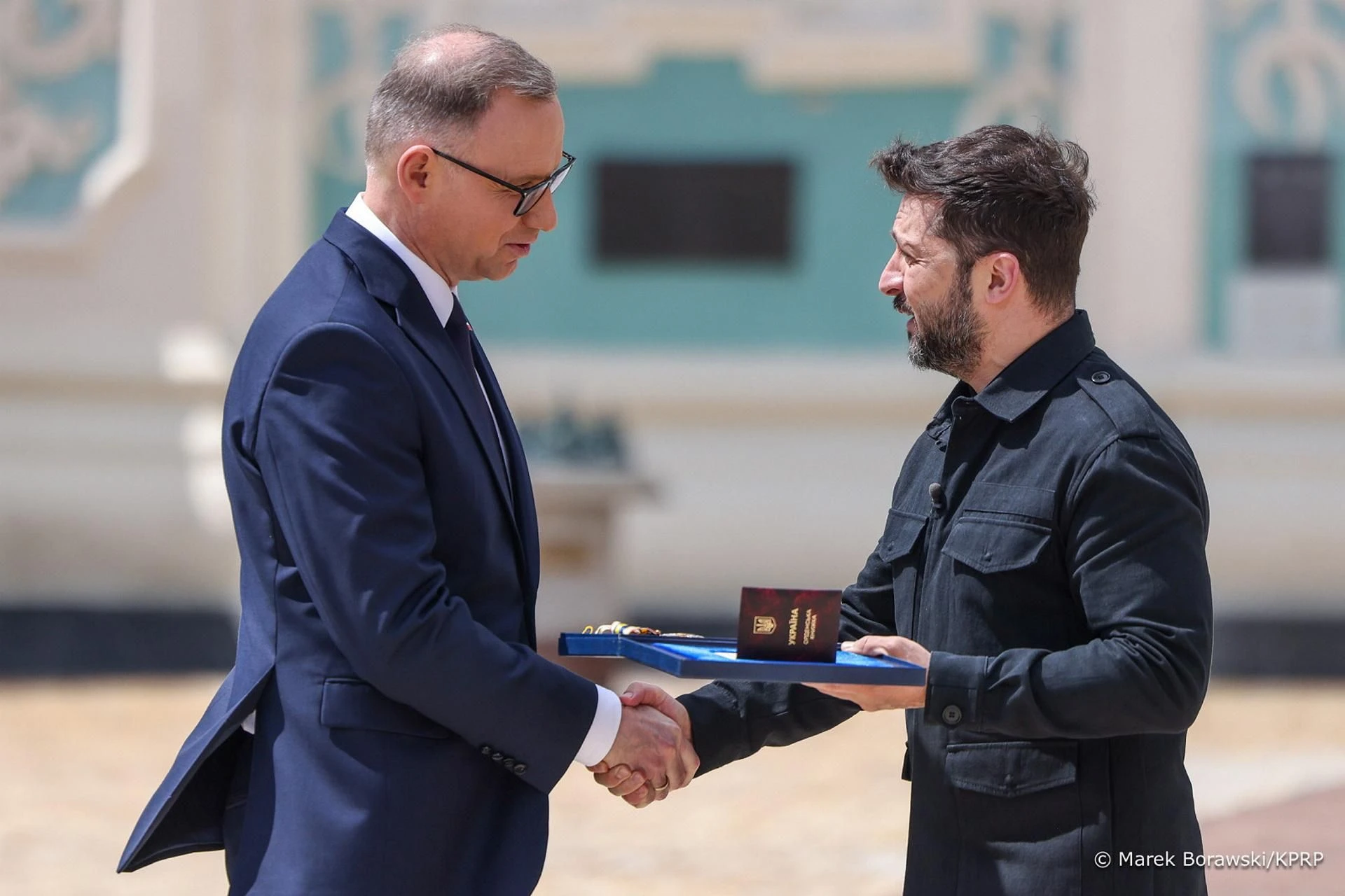 Najwyższy ukraiński order Pierwsza taka chwila w życiu Andrzeja Dudy. Łzy i zaciśnięte gardło. Co się stało?