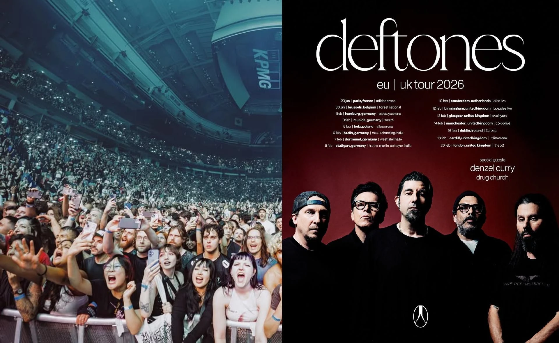 Kiedy? Deftones wystąpią w Atlas Arenie w Łodzi. Szykuje się niezwykłe wydarzenie! Kiedy?