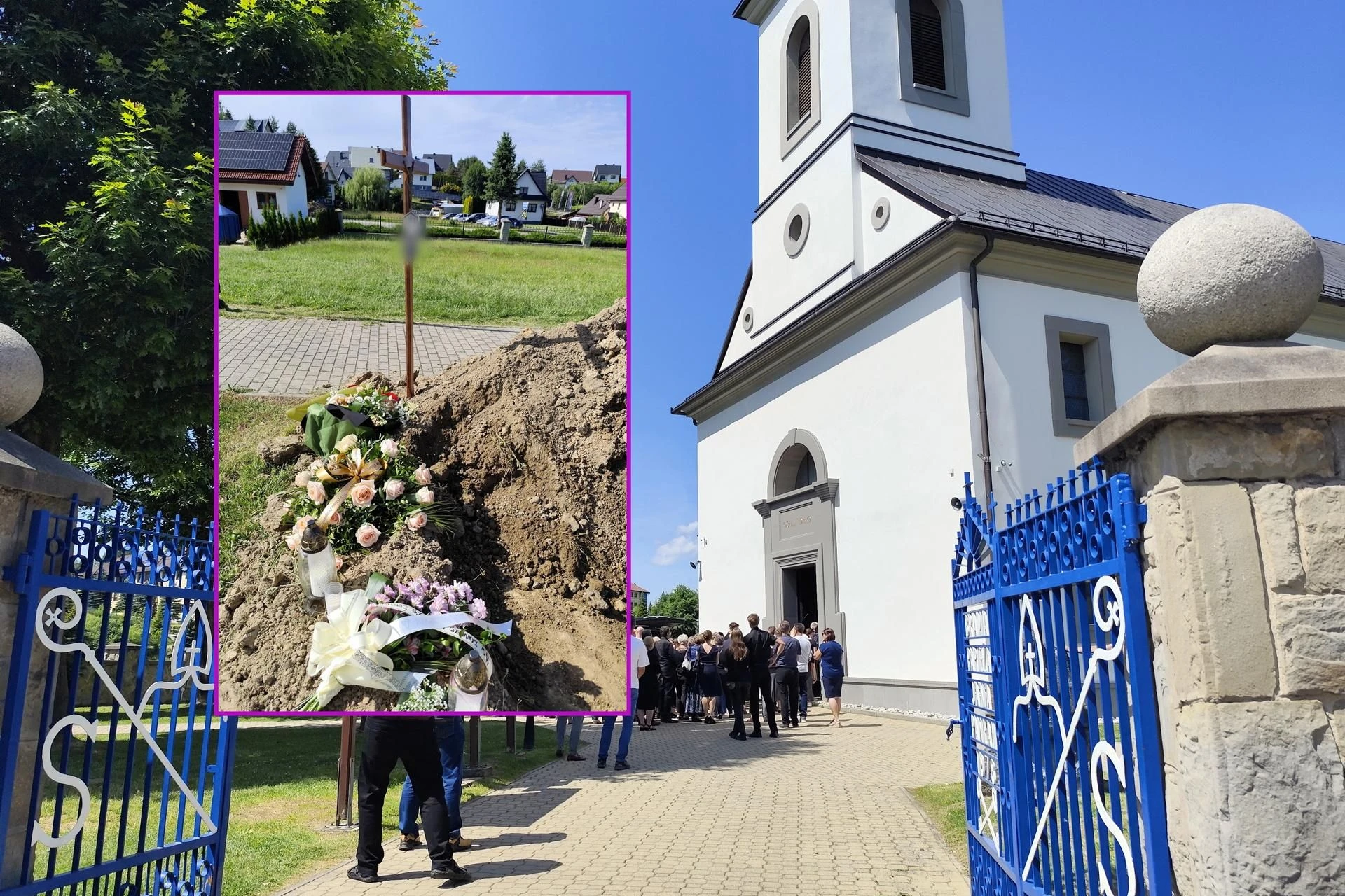 Wyrazy współczucia Kolorowe kwiaty i morze łez na pogrzebie Katarzyny