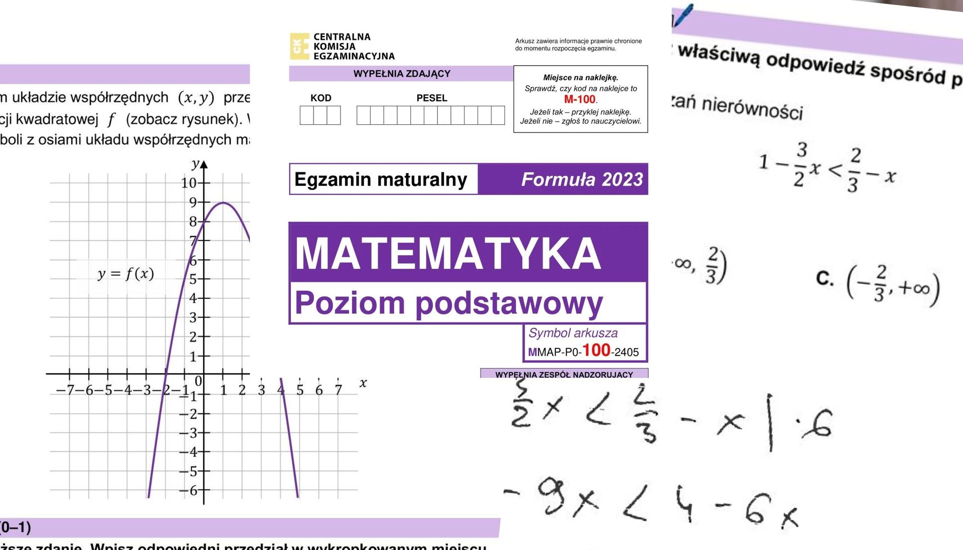 RELACJA NA ŻYWO Matura 2025: matematyka. Maturzyści odliczają godziny do egzaminu. ARKUSZE CKE + ODP…