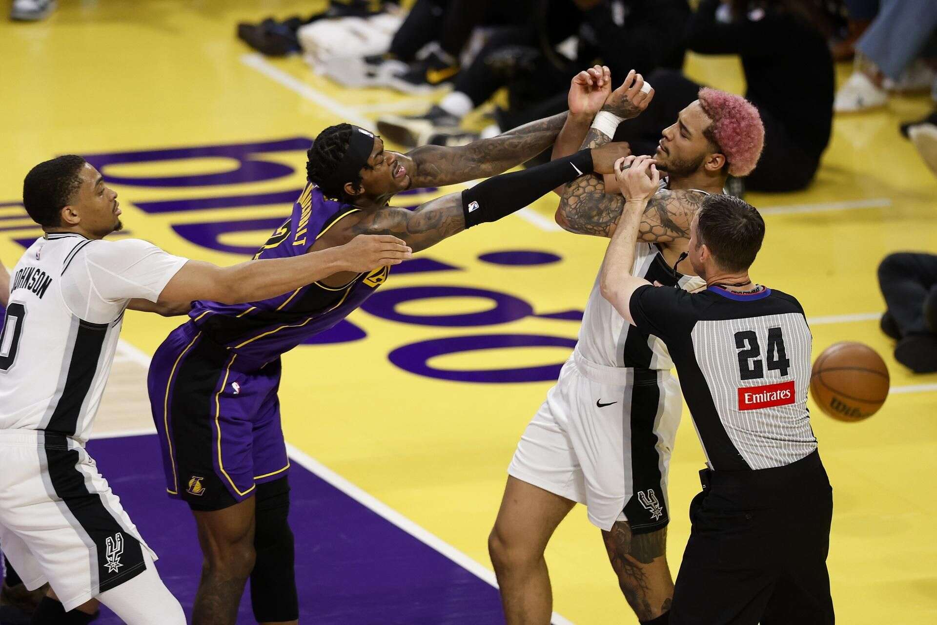 Ostre spięcie naszego jedynaka w NBA Jeremy Sochan się zagotował, chciał się bić na parkiecie [WIDEO]