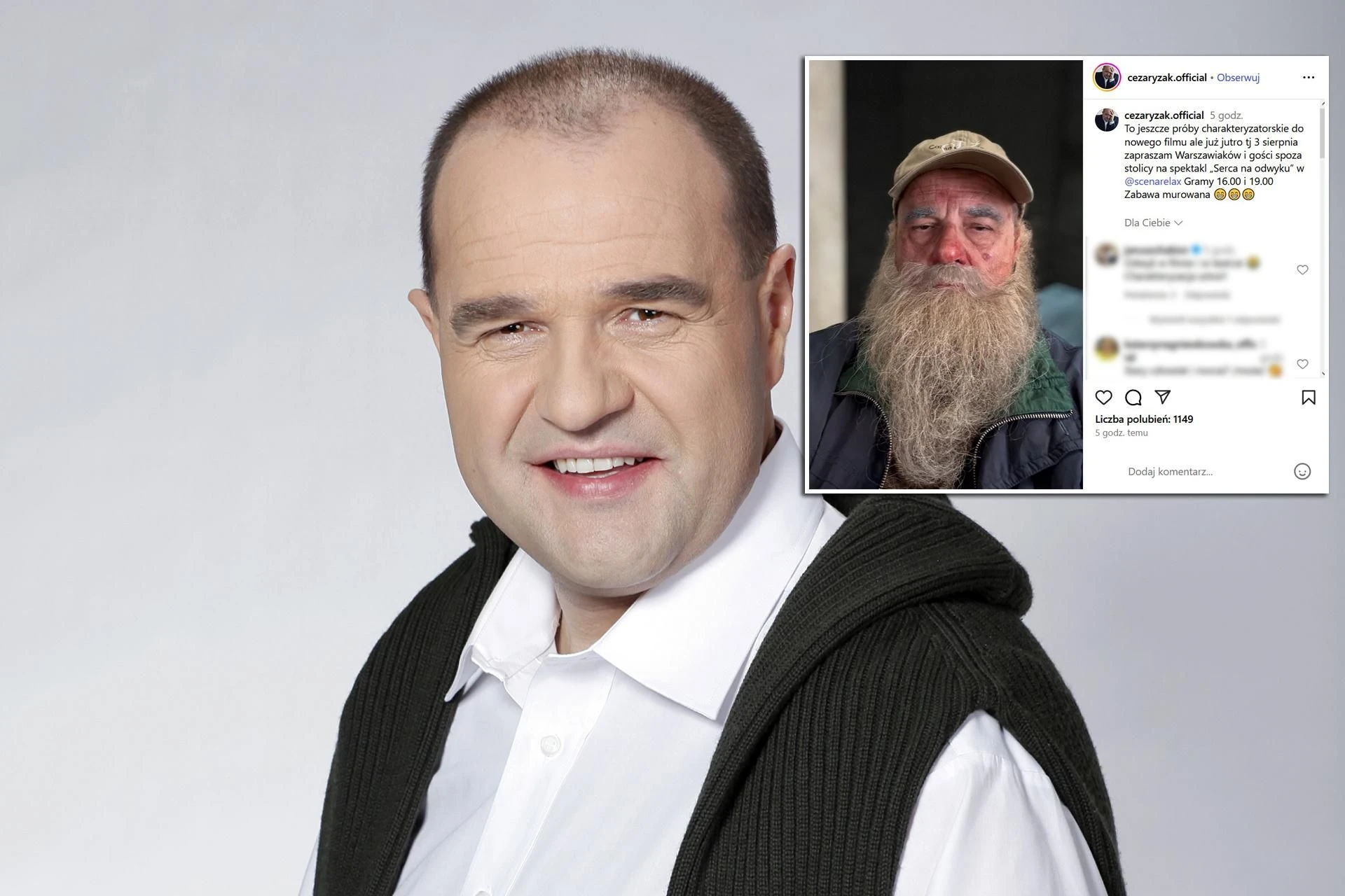 Szokująca przemiana Cezary Żak wygląda jak bezdomny pilnujący aut za 2 złote! Co się z nim stało?!