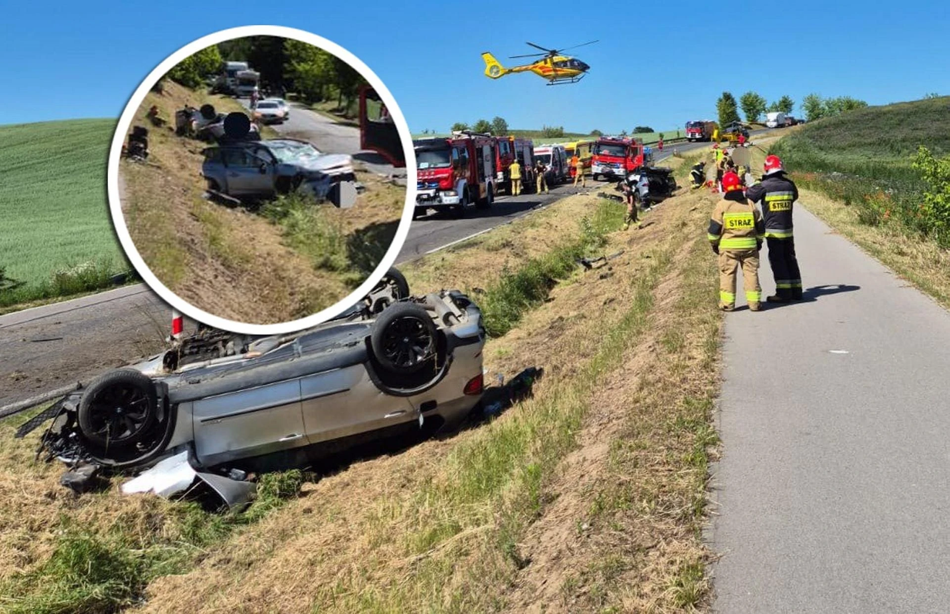 Groźny wypadek 7 osób poszkodowanych, w tym dziecko! Jeden z kierowców był pijany