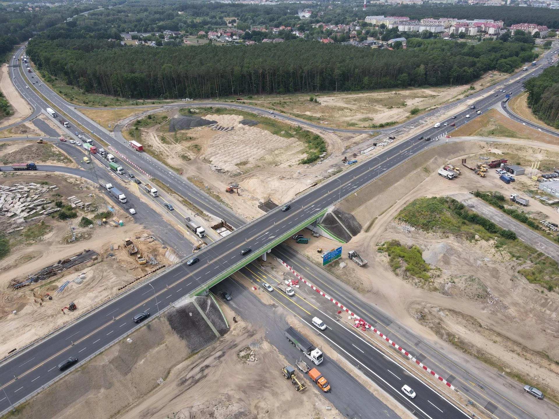 Szczecin: Koniec gigantycznych korków na A6? Zmiany na węźle Kijewo [ZDJĘCIA]