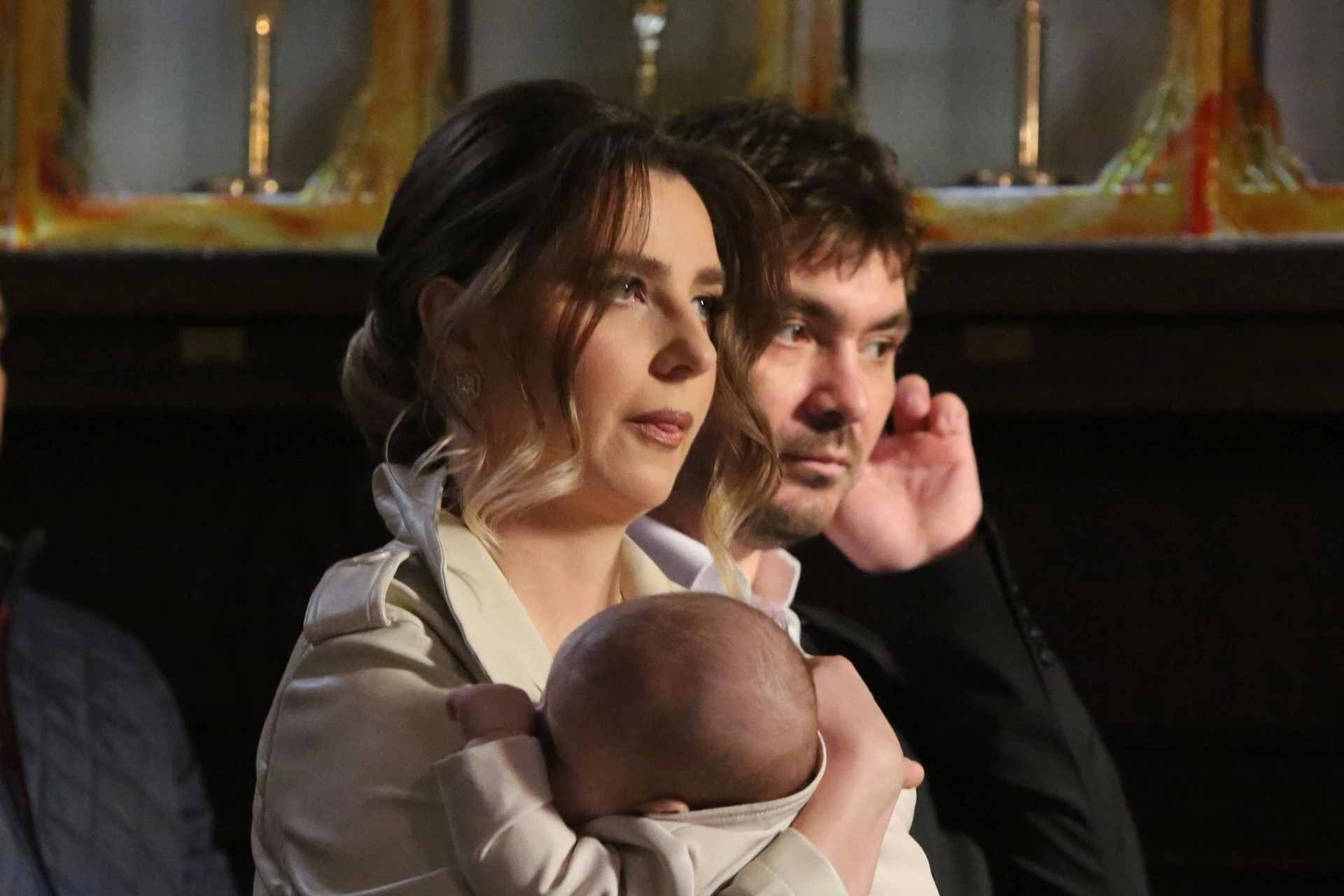 Będzie już dobrze? Daniel Martyniuk zniszczył obrączkę, teraz próbuje prostować małżeństwo. Połączyły go z Faustyną chrzciny syna Floriana