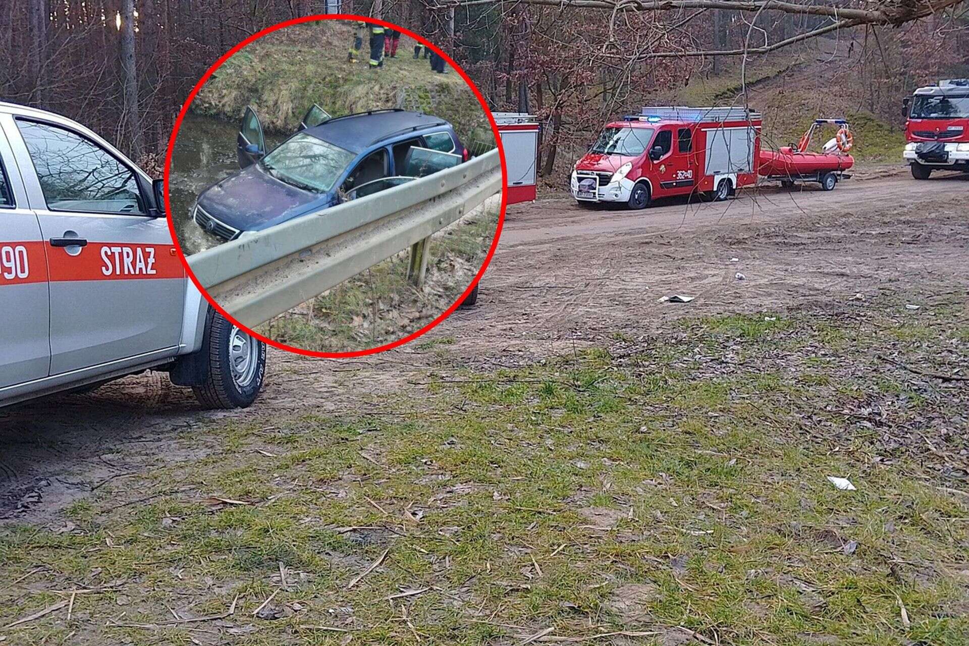 Niesłychany wypadek Wjechał volkswagenem do rzeki. 51-latek wrócił na miejsce po kilku dniach i zginął! …