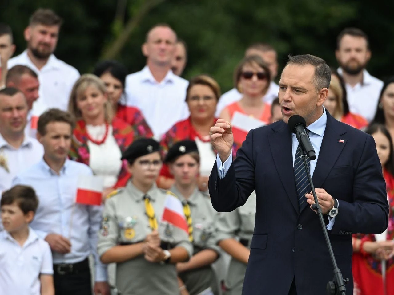 Głowa państwa na Lubelszczyźnie 94 proc. mieszkańców tej wsi głosowało na Nawrockiego. Teraz prezydent złożył im wizytę