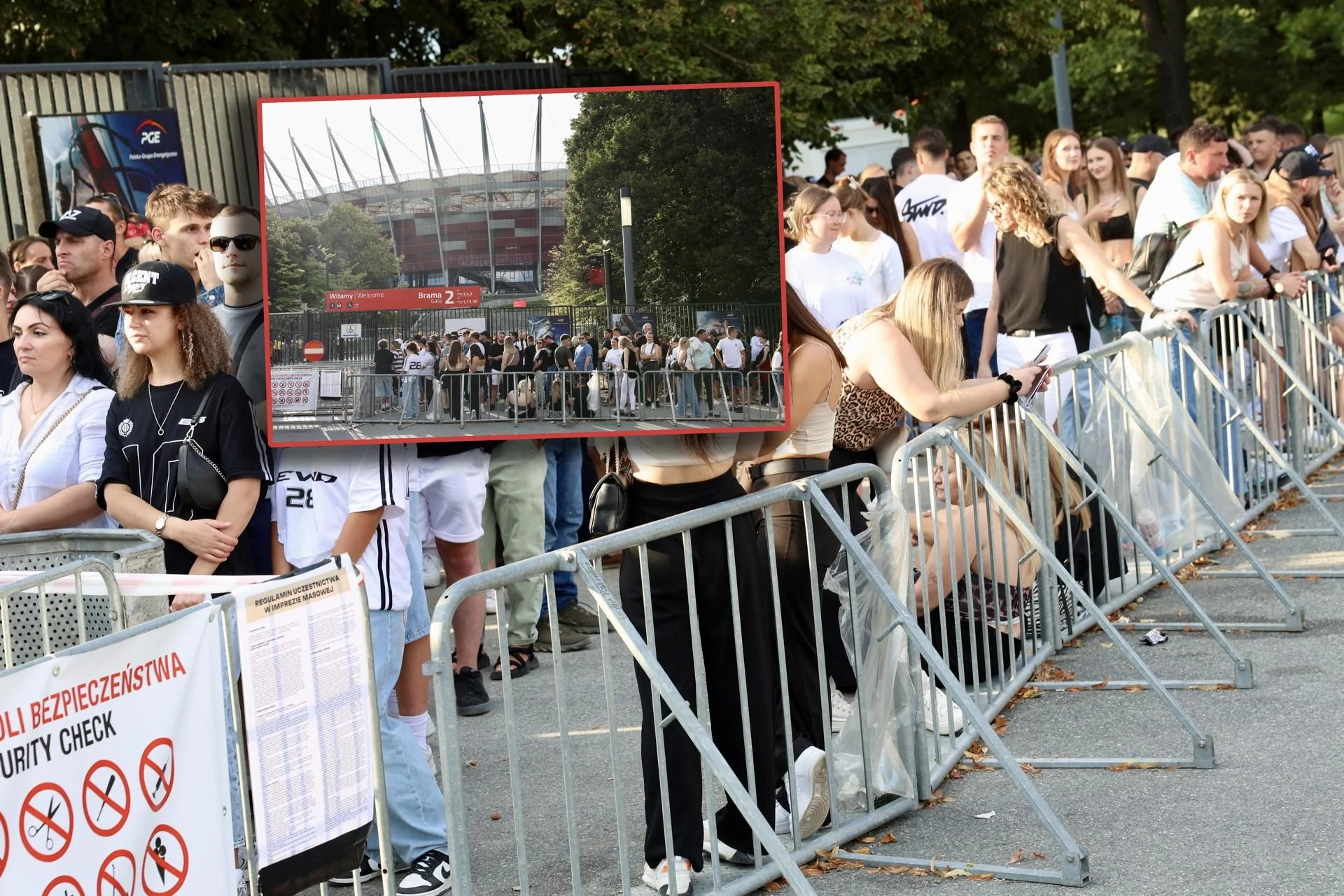 wielkie święto! Warszawa czeka na 50 Centa. Przed PGE Narodowym tłumy fanów i koncertowa euforia
