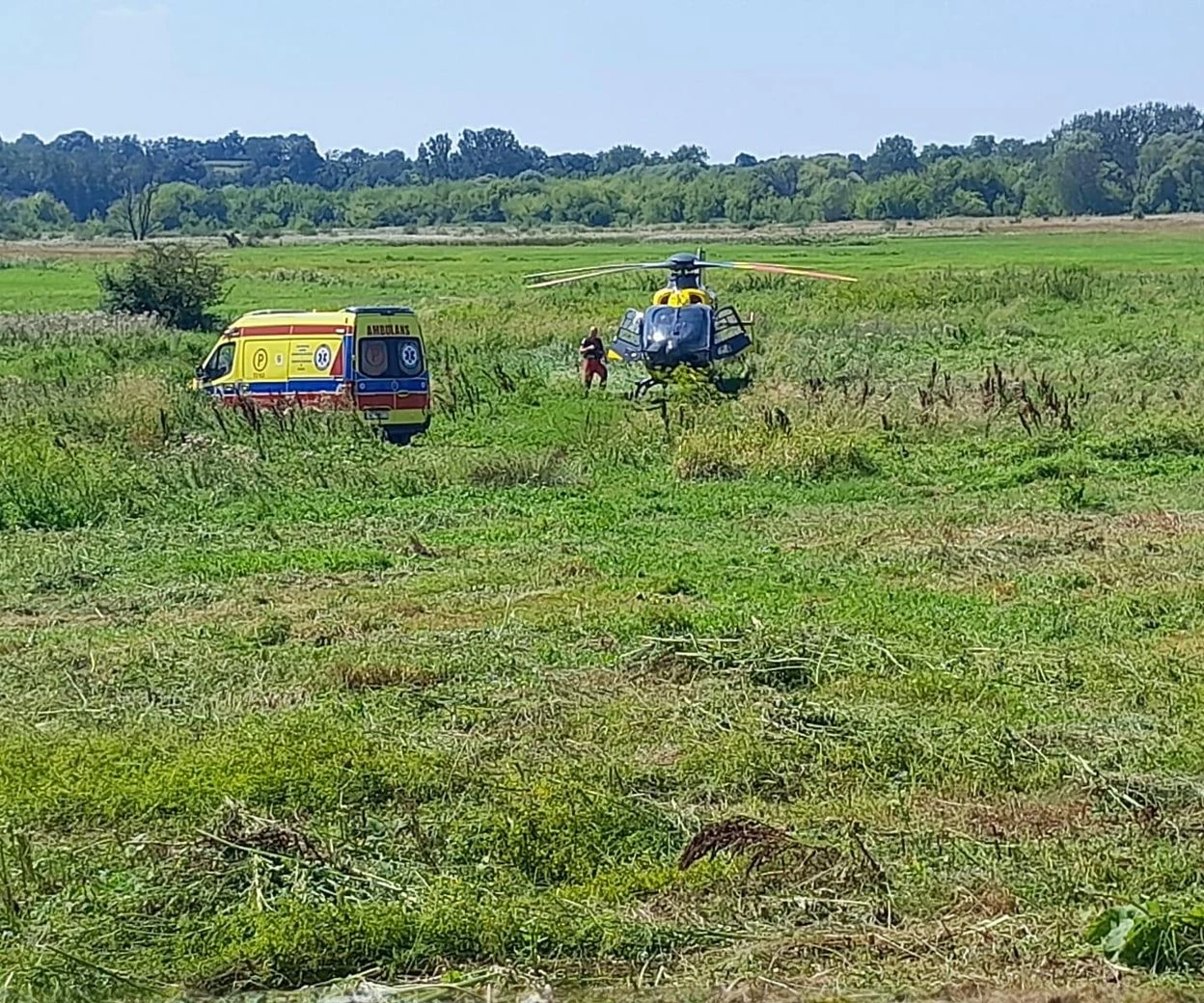Szok! Maszyna rolnicza wciągnęła rękę 14-latka!