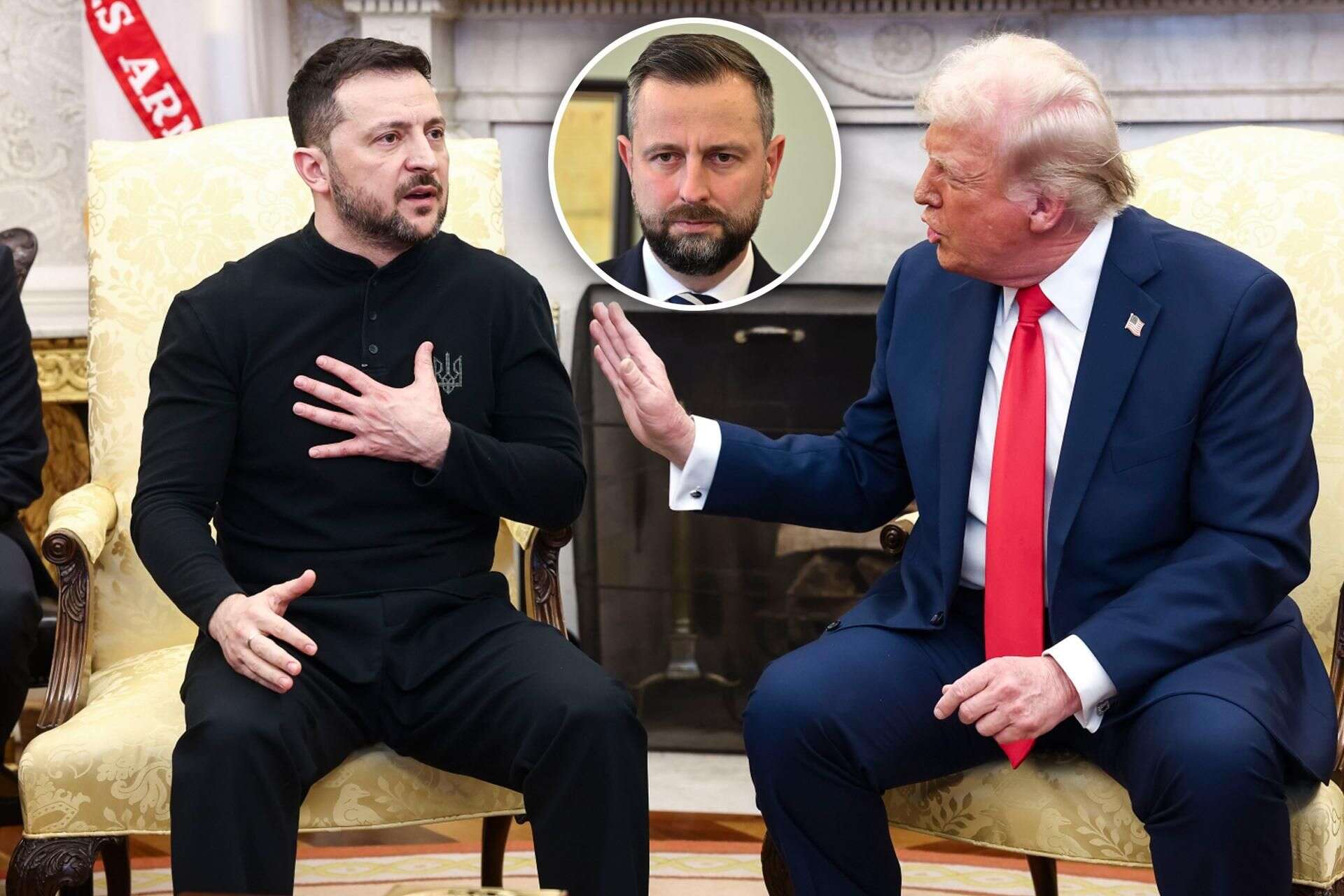 Zerwane rozmowy Kosiniak-Kamysz komentuje spotkanie Trumpa z Zełenskim. 