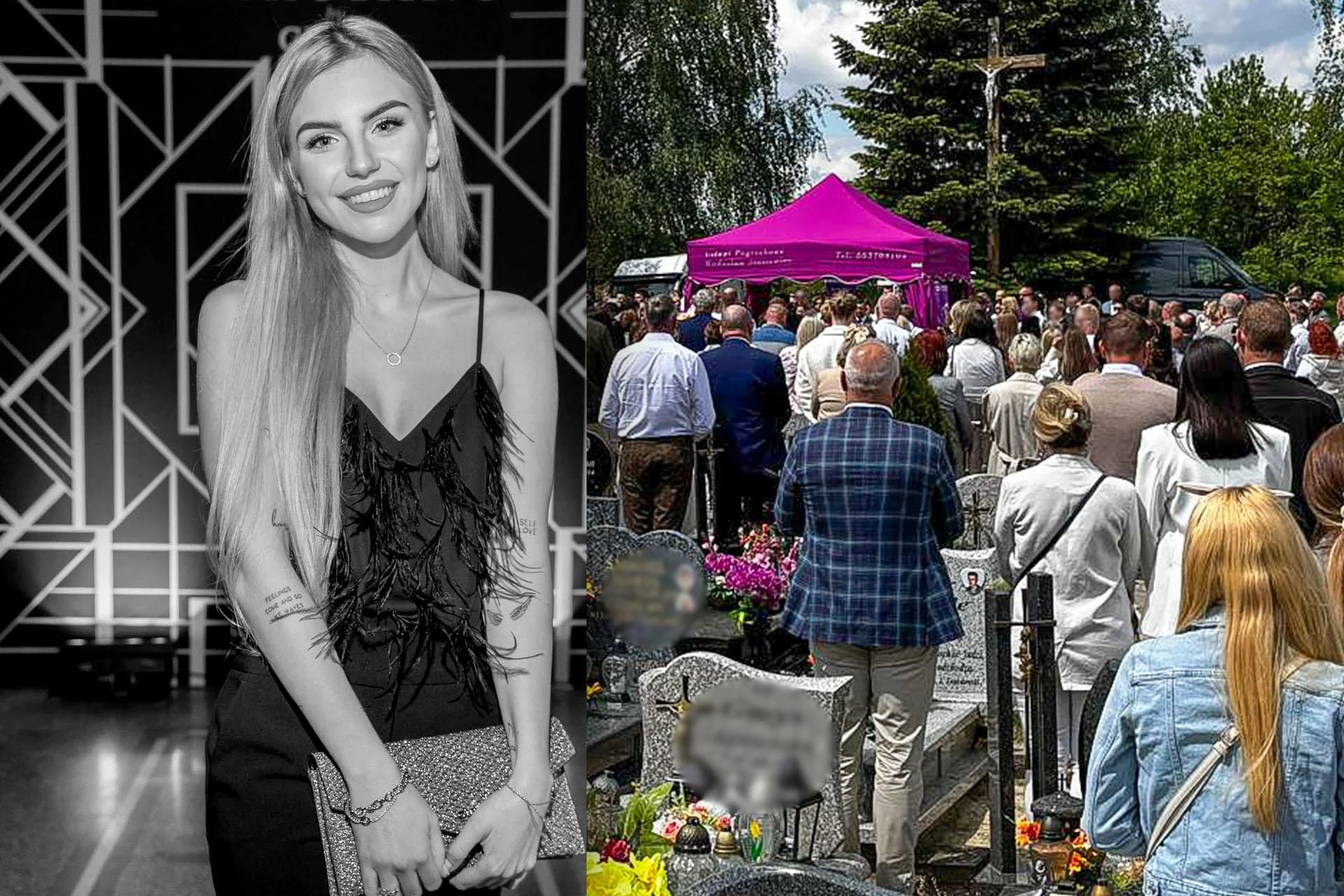Wzruszająca ceremonia Pogrzeb gwiazdy 