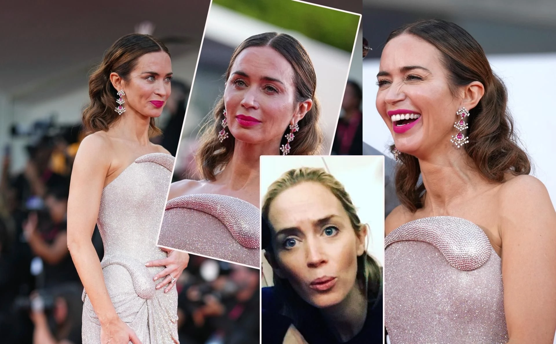 Widzicie to?! Emily Blunt majstrowała przy twarzy. Coś się nie zgadza! Widać na pierwszy rzut oka