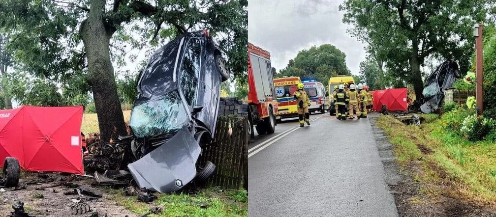 Tragiczny wypadek Kierowca nie żyje, kobieta i dziecko w szpitalu. Koszmarny wypadek na Śląsku